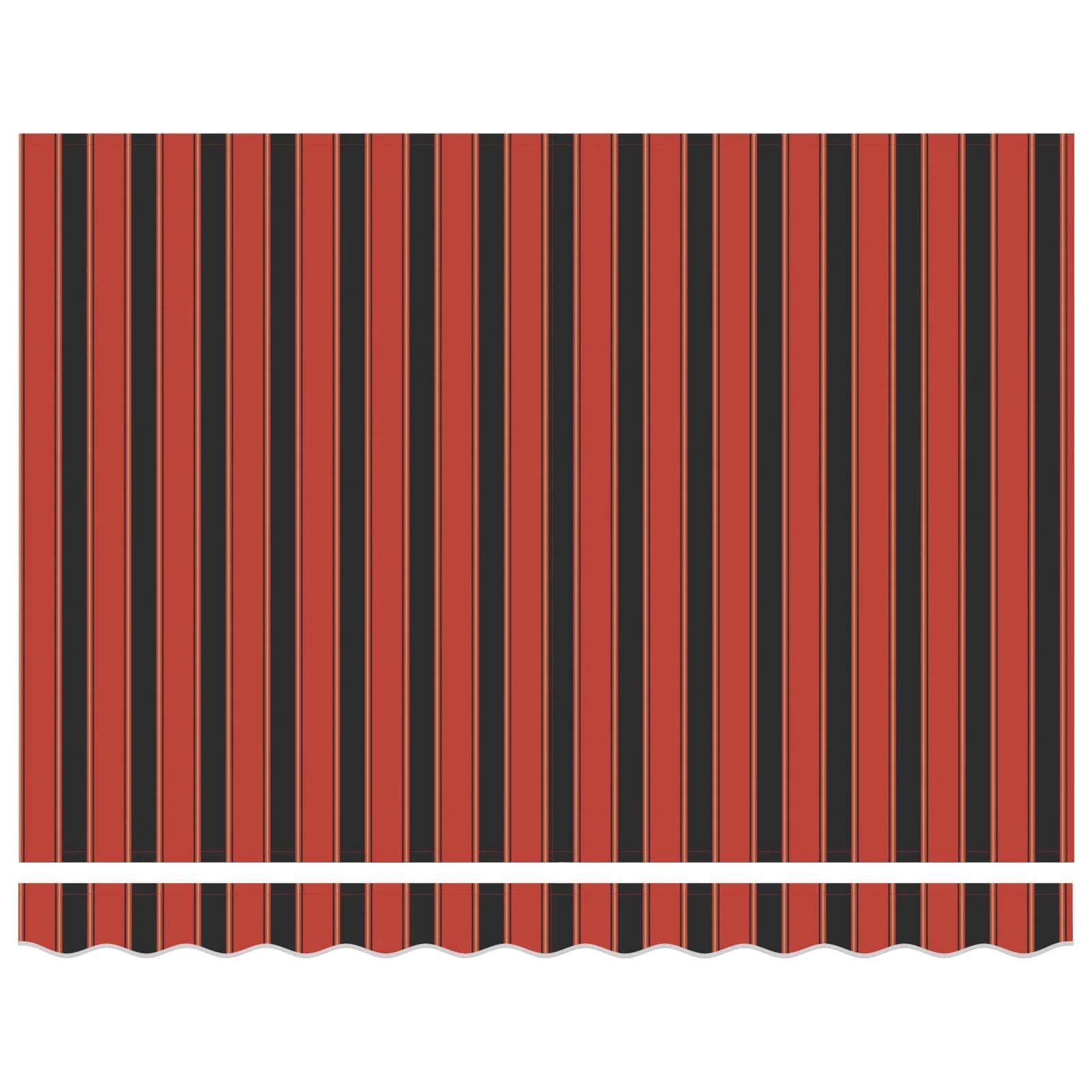 Vlečna tenda Oranžna 250 x 200 cm blago - slika 6