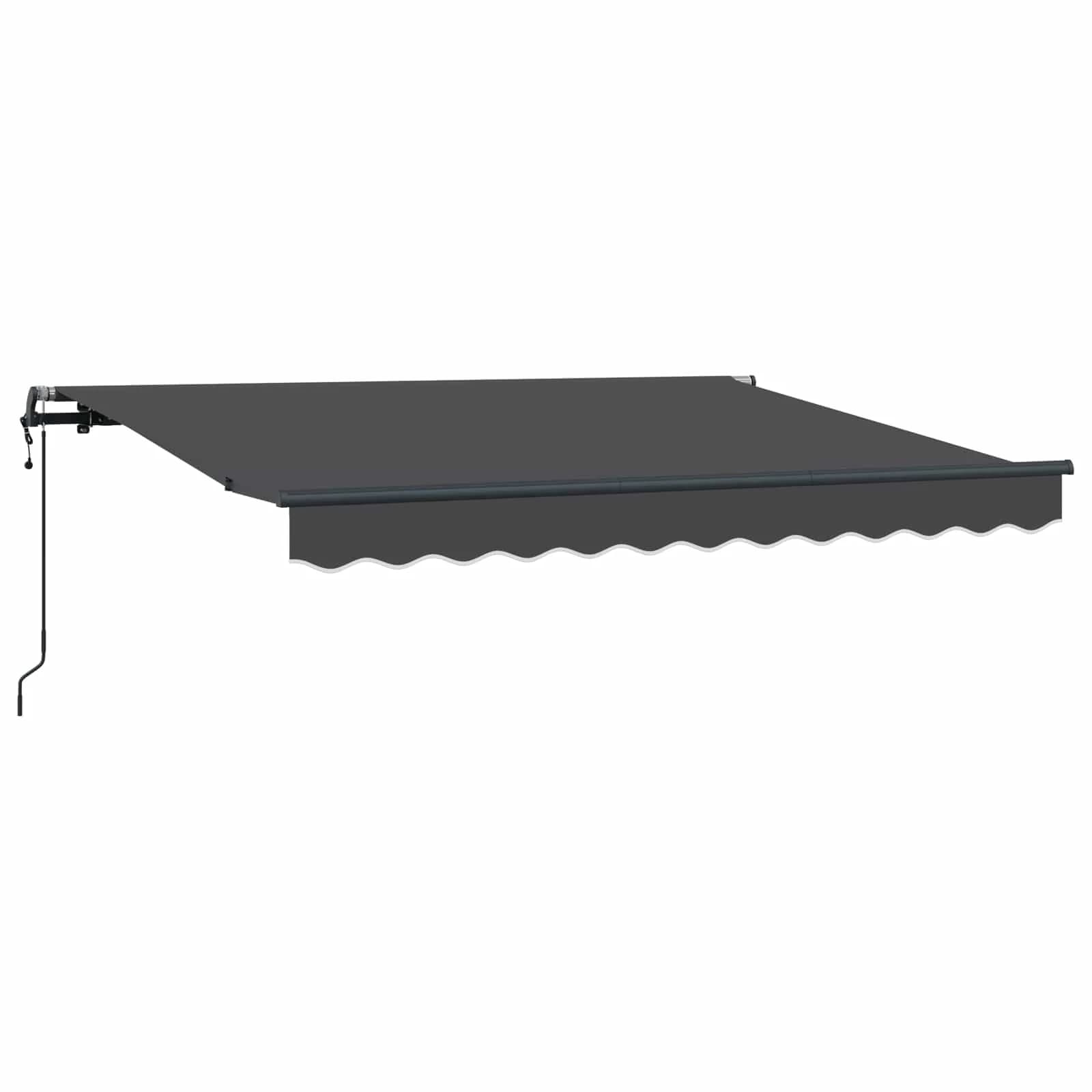 Vlečna tenda Antracit 250 x 200 cm blago - slika 2
