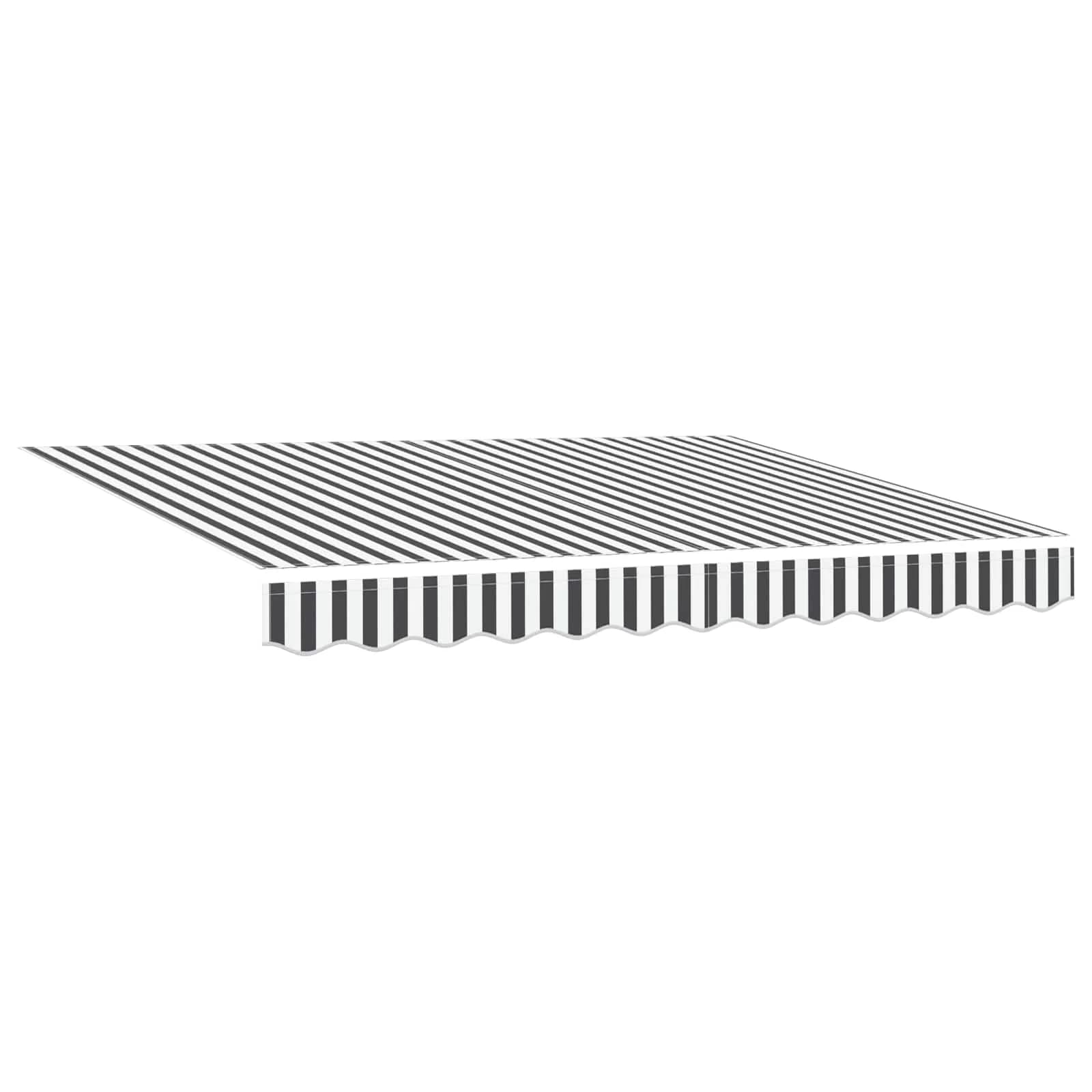 Vlečna tenda Antracit 250 x 200 cm blago - slika 4