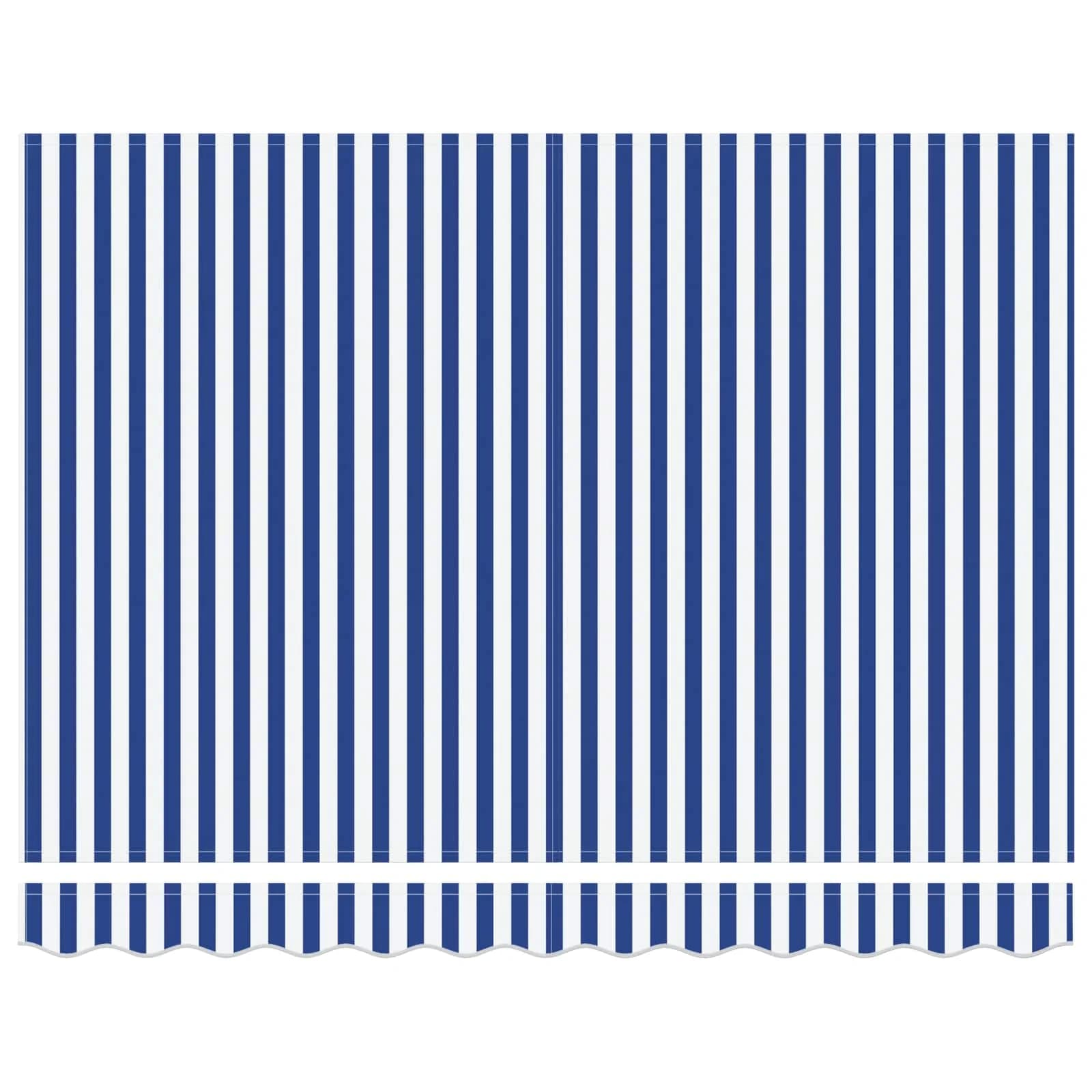 Vlečna tenda Modra 250 x 200 cm blago - slika 6