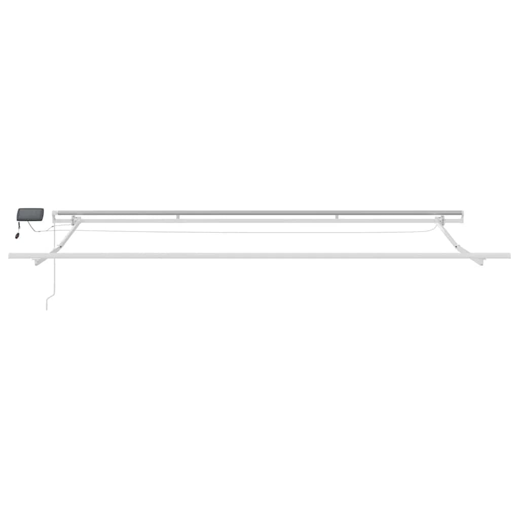 Vlečna tenda Modra in bela 450 × 300 cm Poliester in aluminij - slika 9