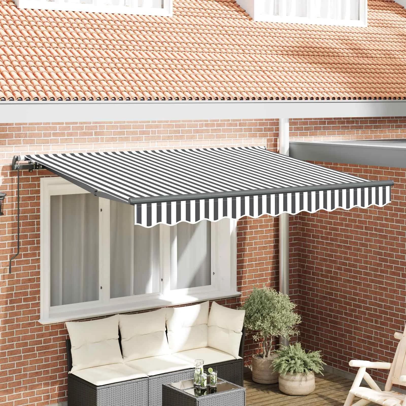 Vlečna tenda Antracit 250 x 200 cm blago
