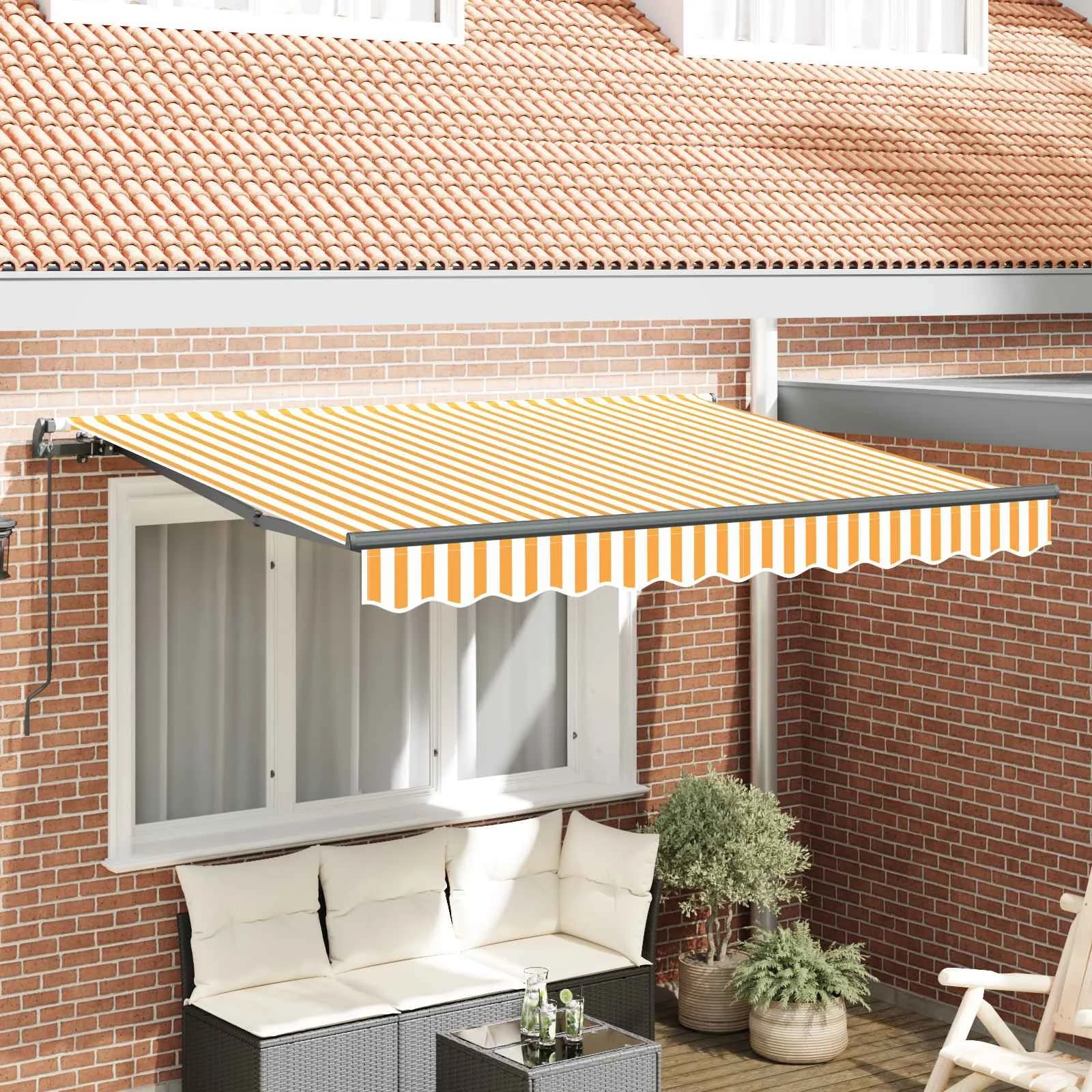 Vlečna tenda Rumena 250 x 200 cm blago