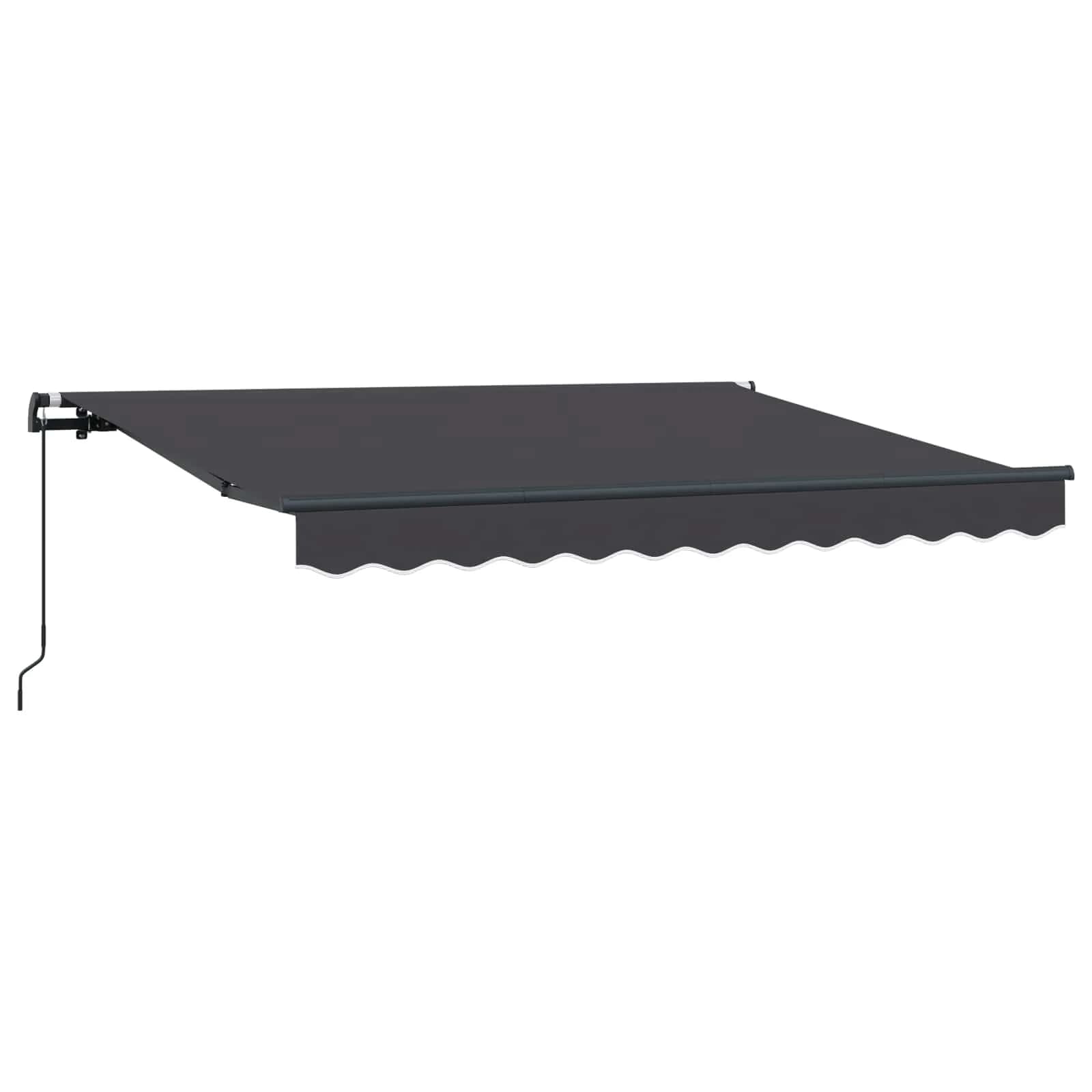 Vlečna tenda Antracit 250 x 200 cm blago - slika 2