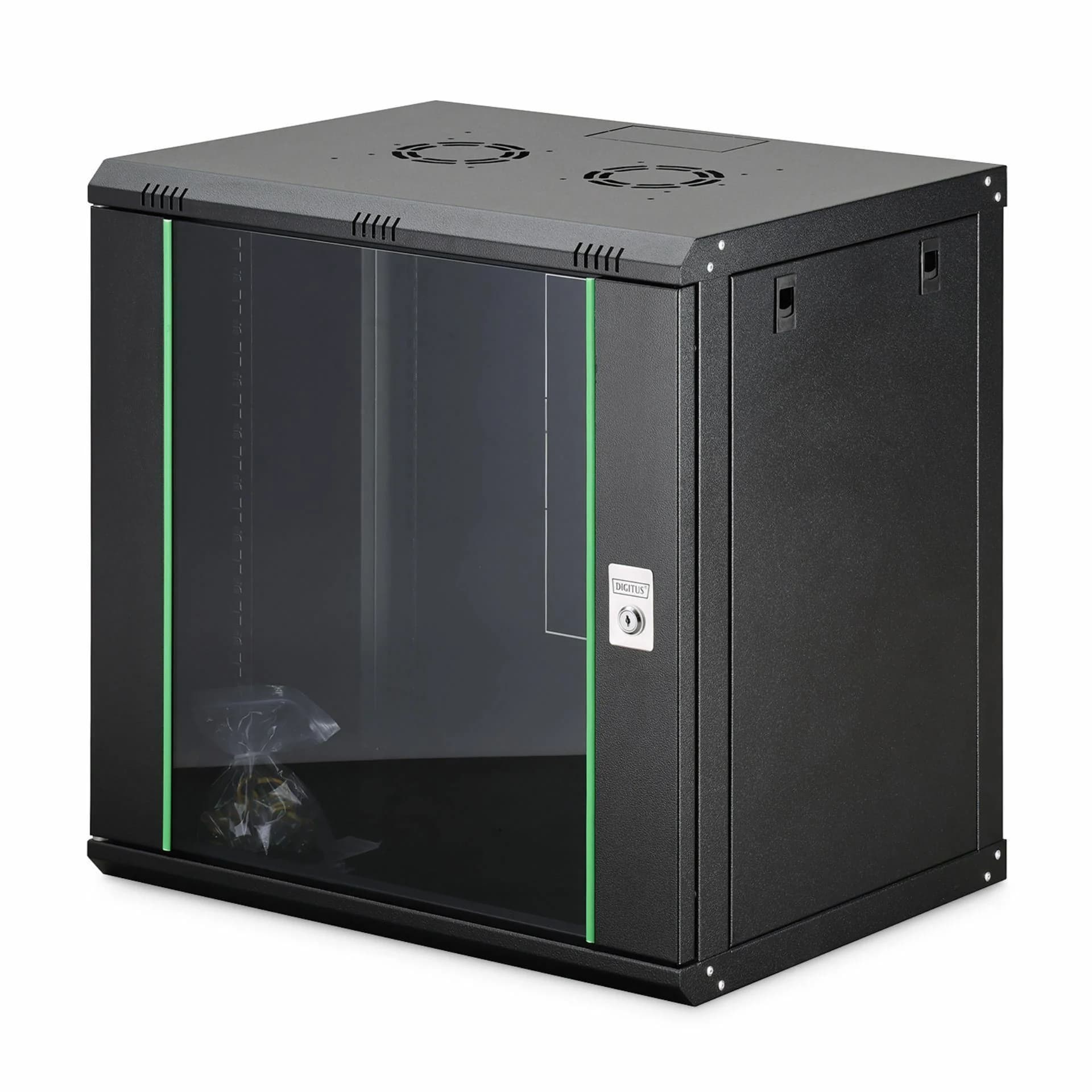 Digitus Digitus zidni kabinet 12U 638 600x450 črn sestavljen DN-19 12-U-EC-SW Zidni