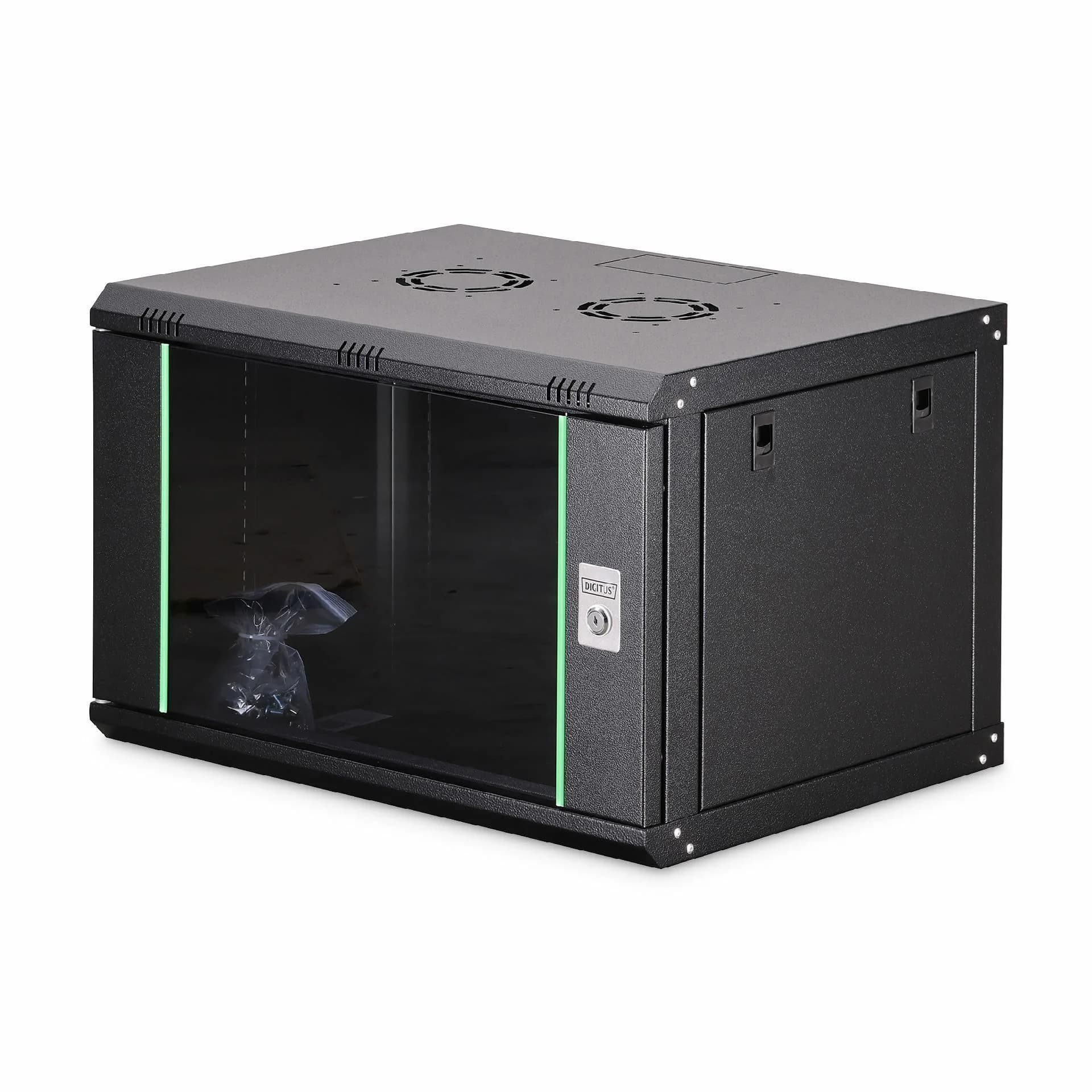 Digitus Digitus zidni kabinet 7U 416 600x450 črn sestavljen DN-19 07-U-EC-SW Zidni