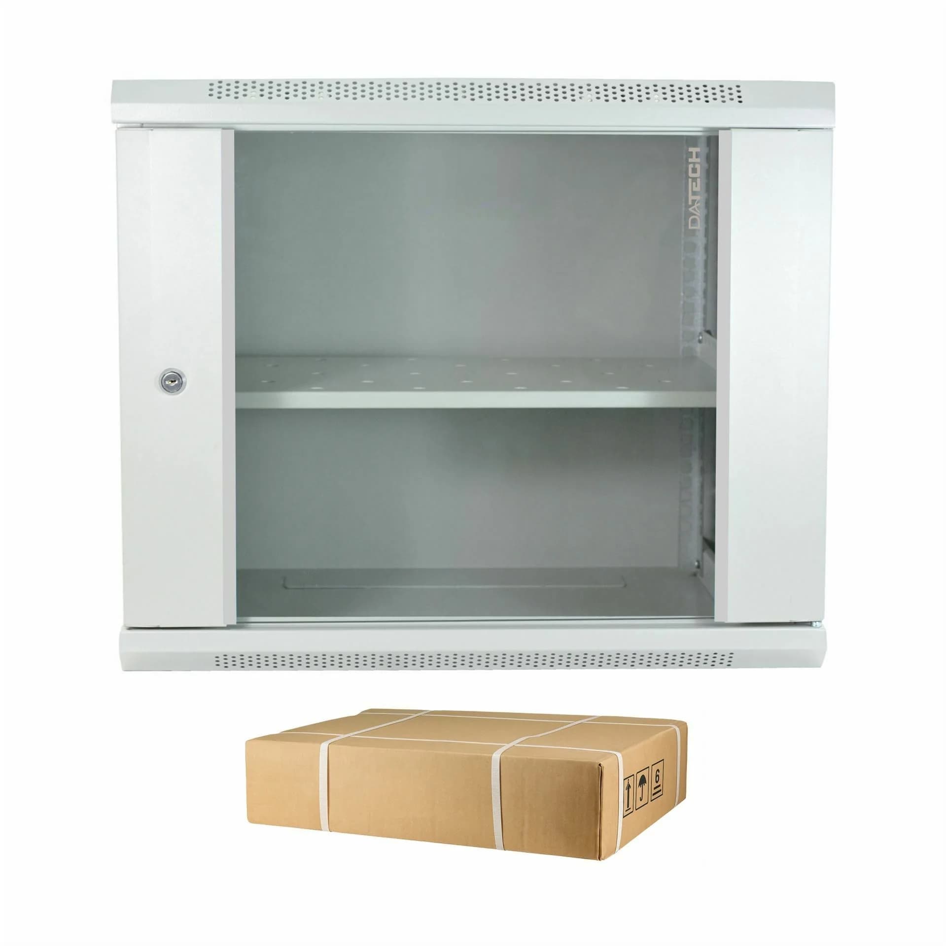 DATECH zidni kabinet 12U 635 600x600 siv + polica DP.6612.9000 - slika 1