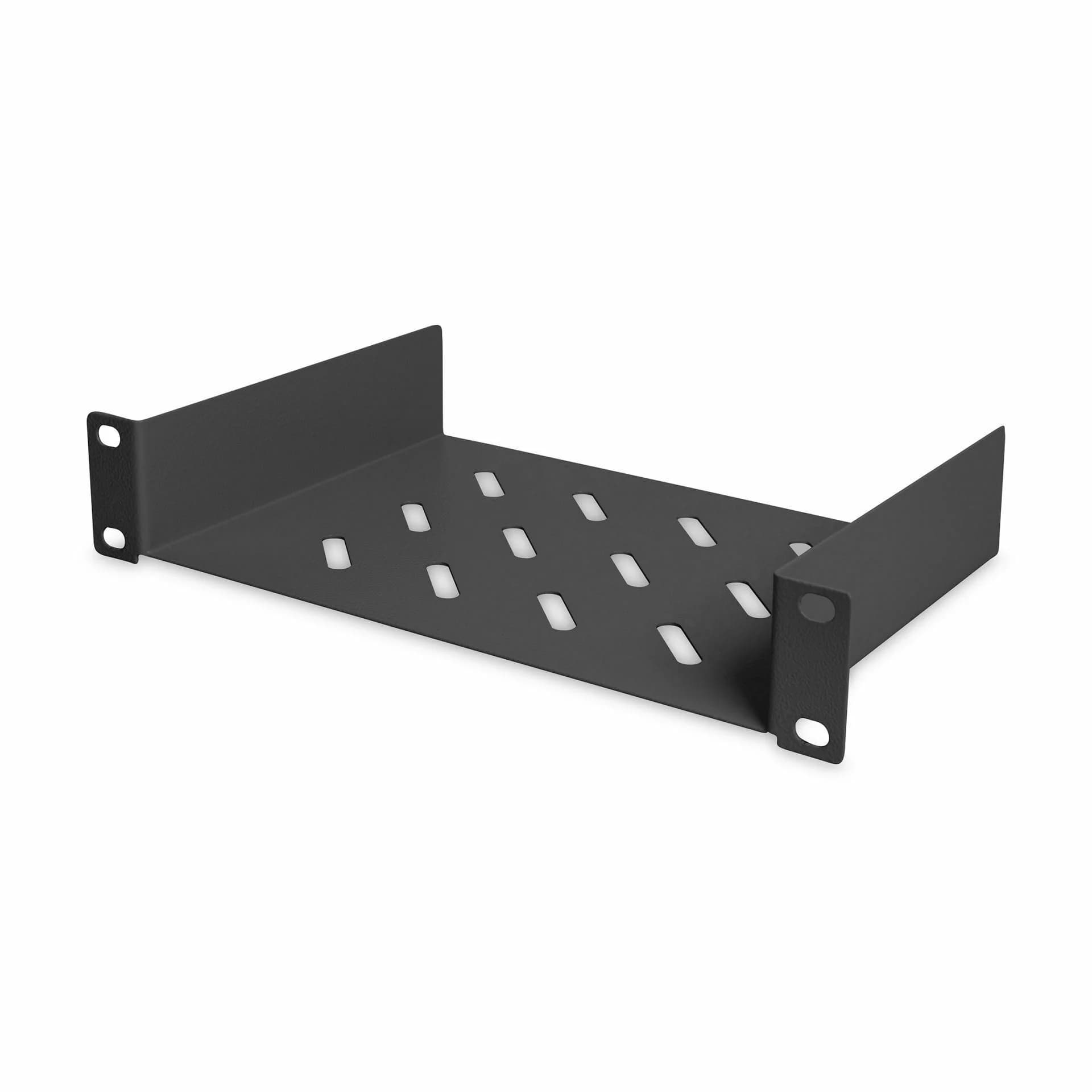 Digitus polica 25cm 1U 150mm črna DN-10 TRAY-1-B - slika 1