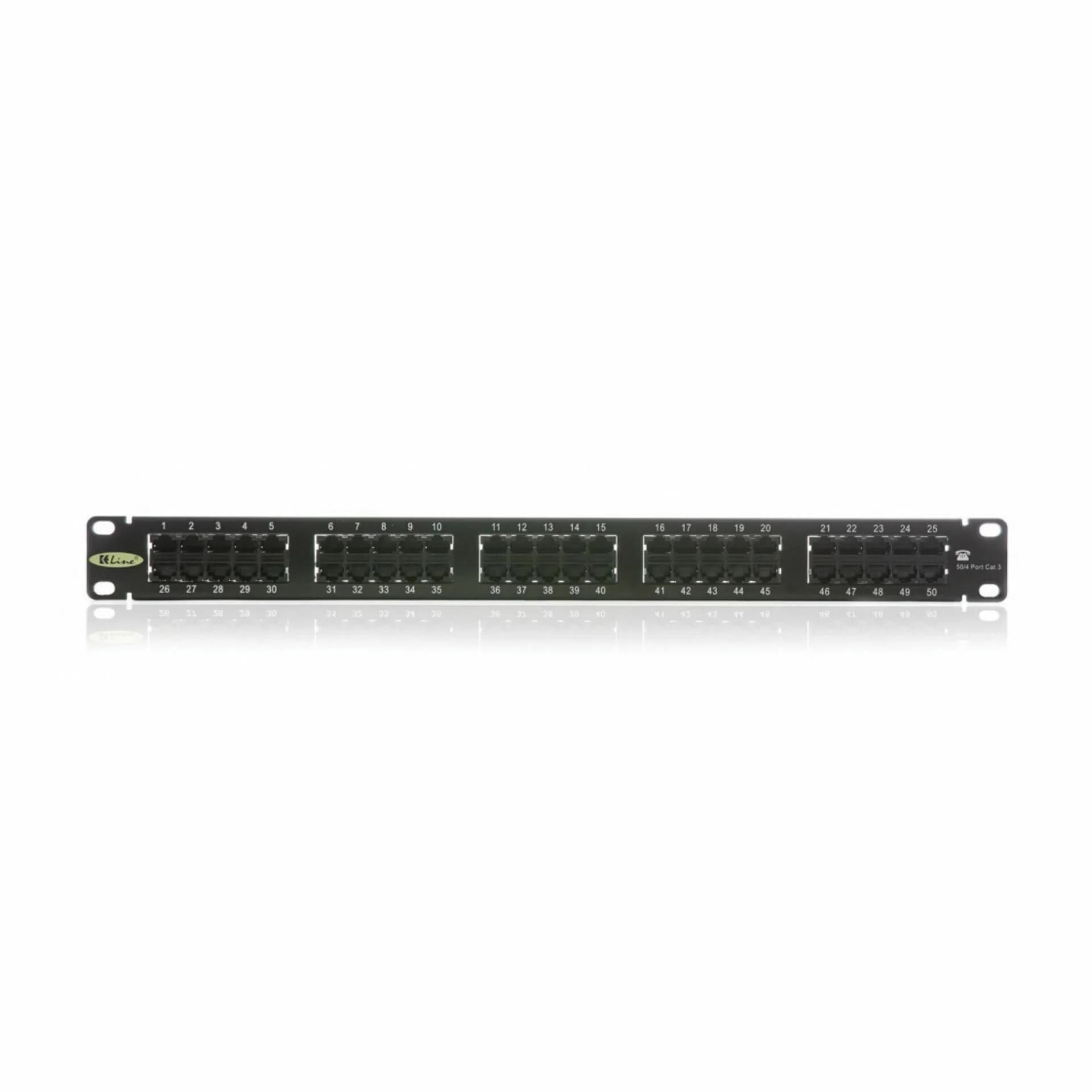 KELine panel CAT.3 telefonski 50-port - slika 1