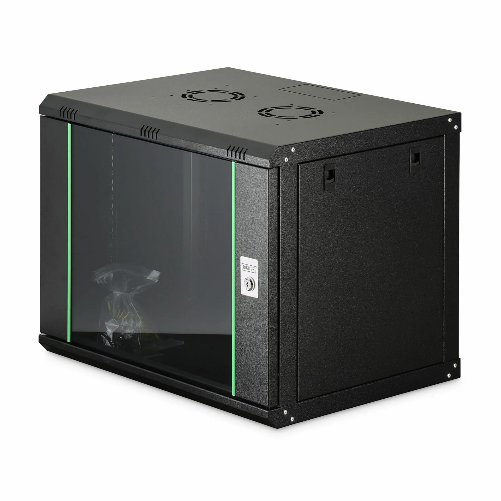 Digitus zidni kabinet 9U 505 600x450 črn sestavljen DN-19 09-U-EC-SW - slika 1