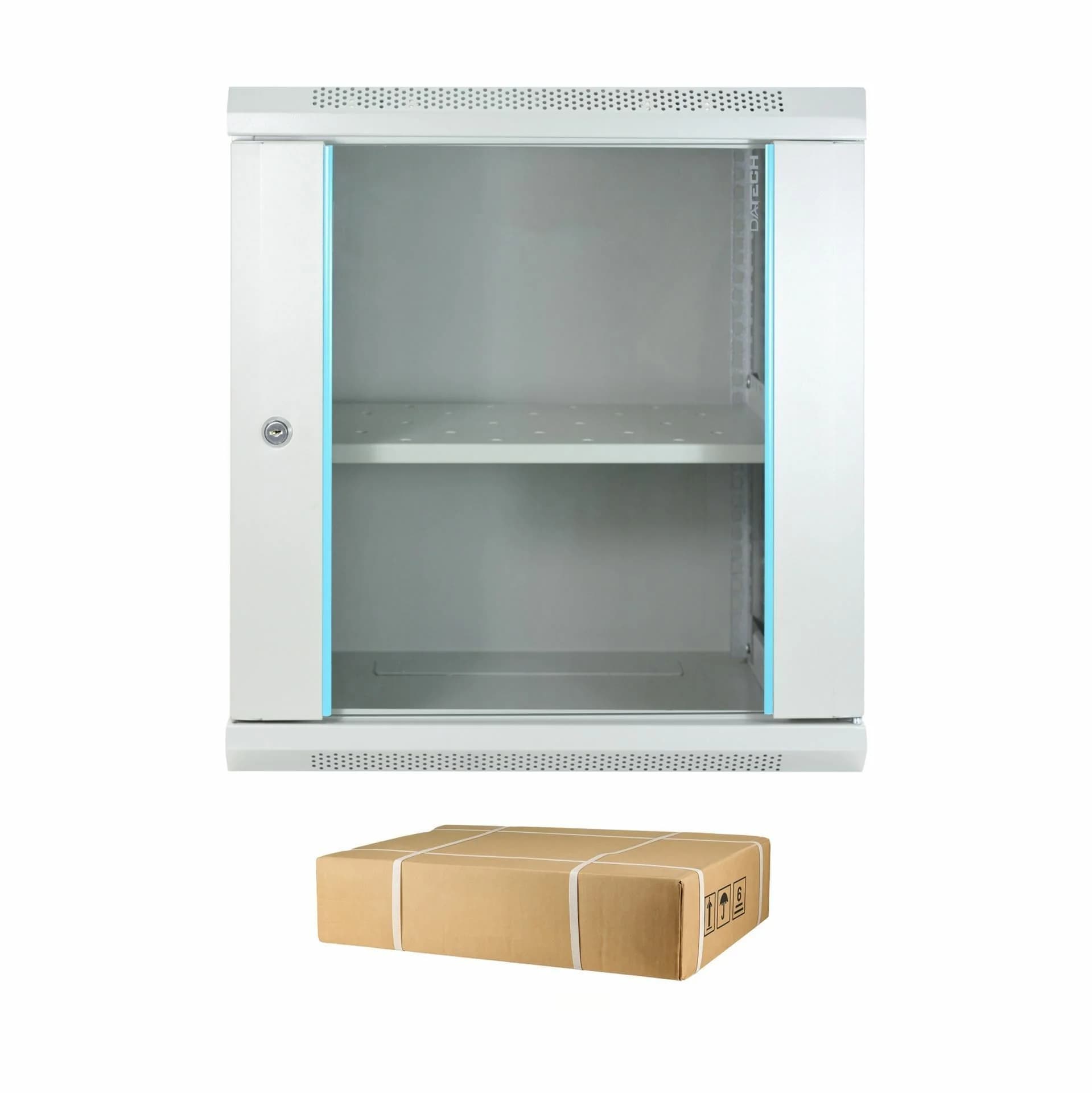 DATECH zidni kabinet 18U 901 600x450 siv + polica DP.6418.9000 - slika 1