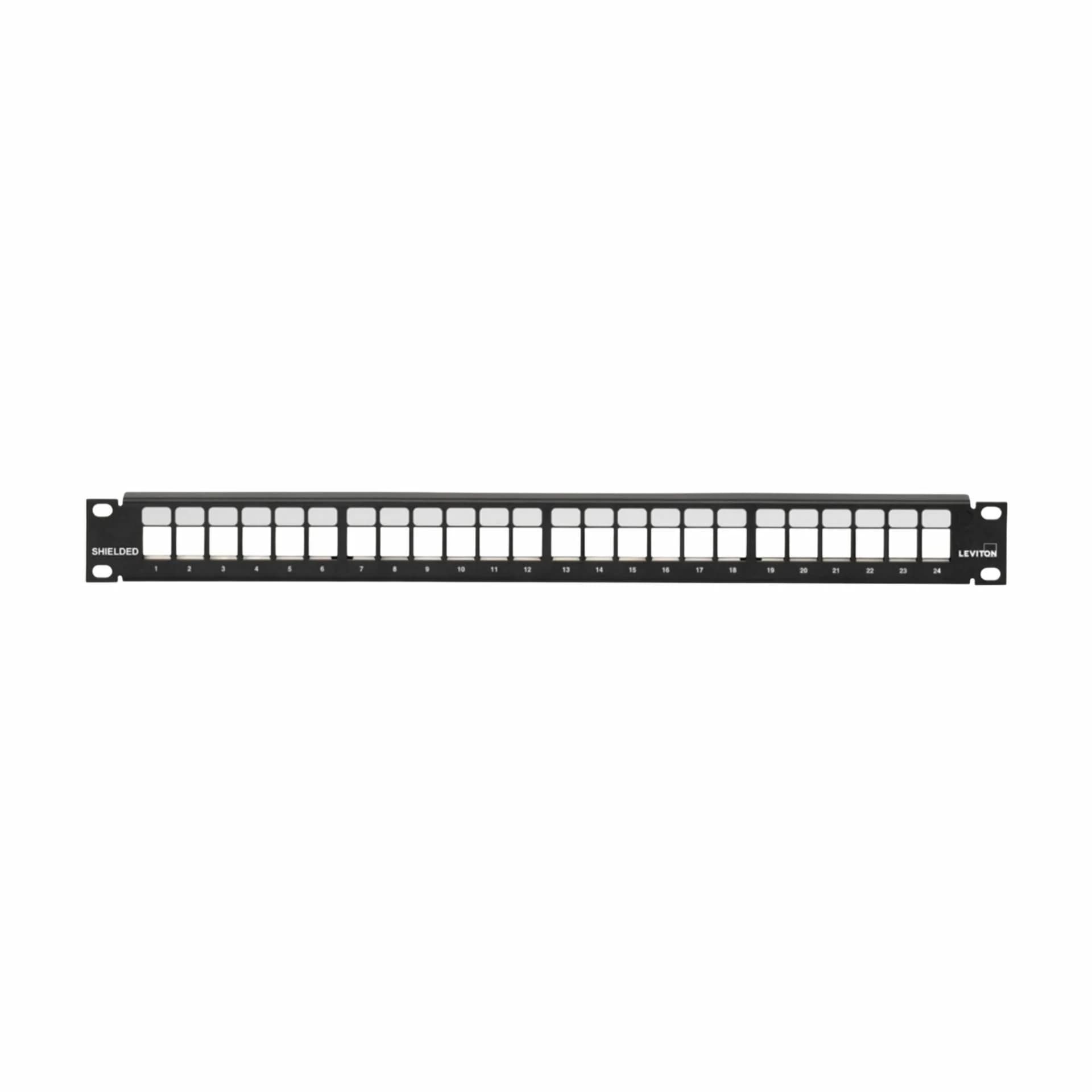 Leviton panel CAT.5e/6/6A 24-port modularen Quickport Atlas-X1 4S255-S24 - slika 1