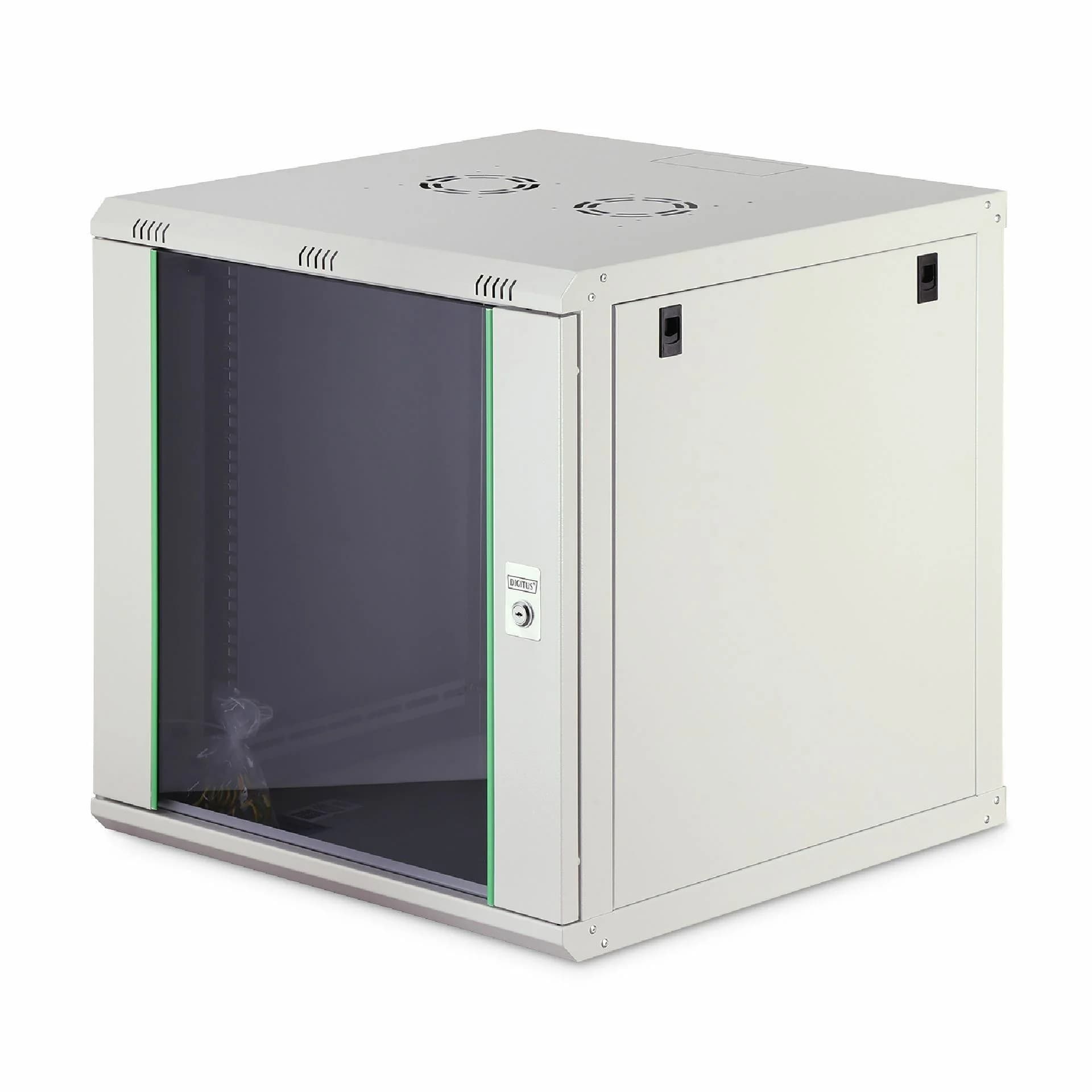 Digitus zidni kabinet 12U 638 600x600 siv sestavljen DN-19 12U-6/6-EC - slika 1