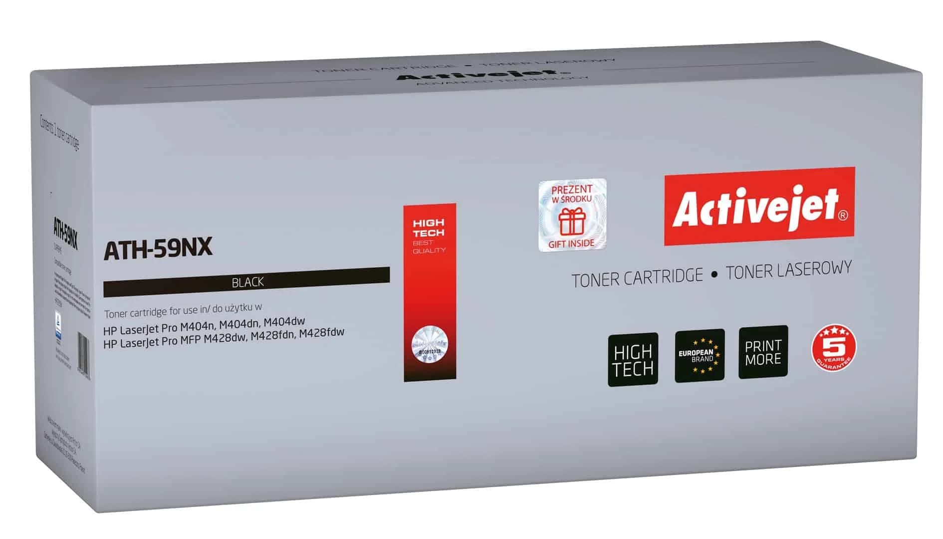 Activejet ATH-59NX toner – zamenjava za HP 59X (CF259X), črn, 10.000 strani, s čipom - slika 1