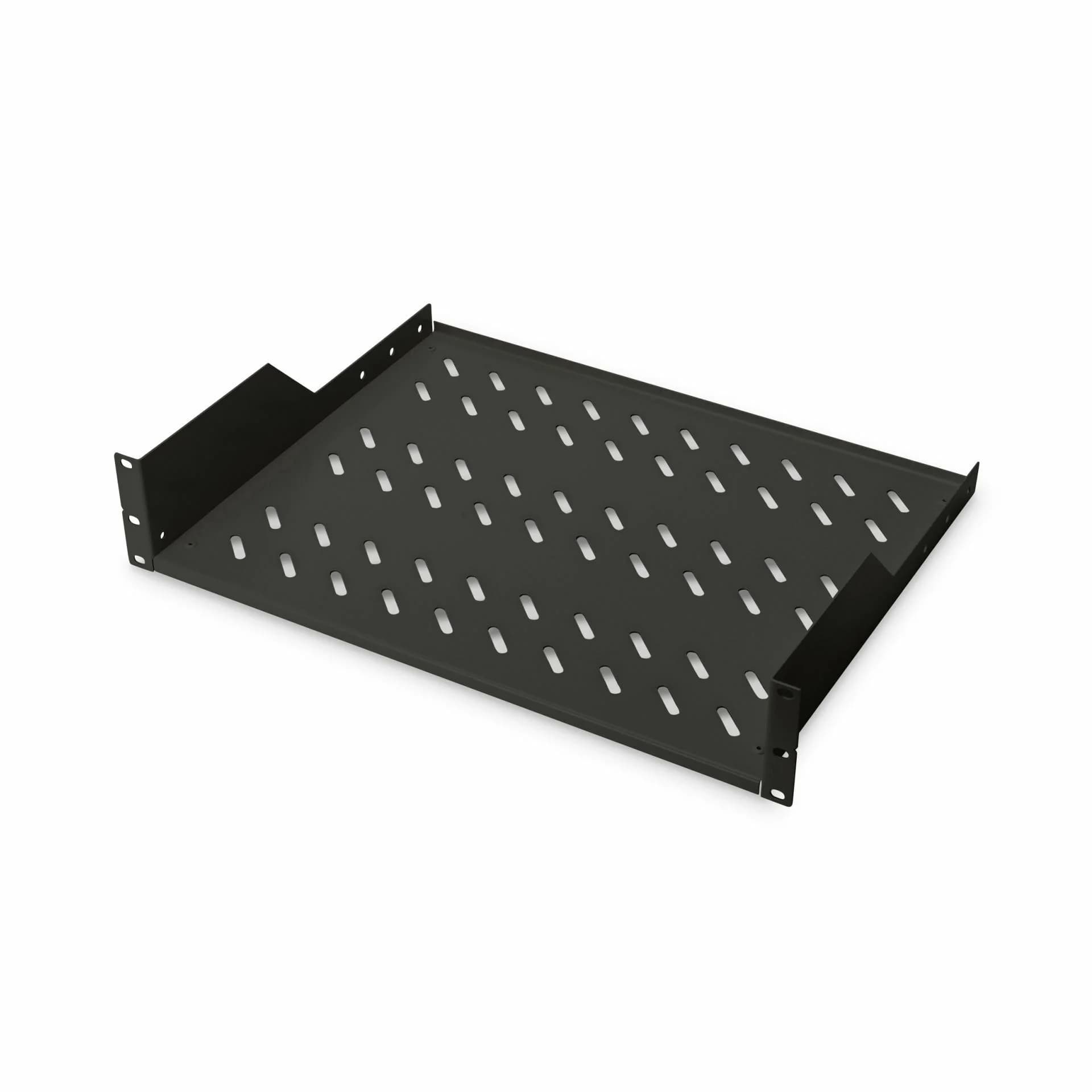 Digitus polica rack 2U 370mm - 20kg črna DN-19 TRAY-2-SW - slika 1
