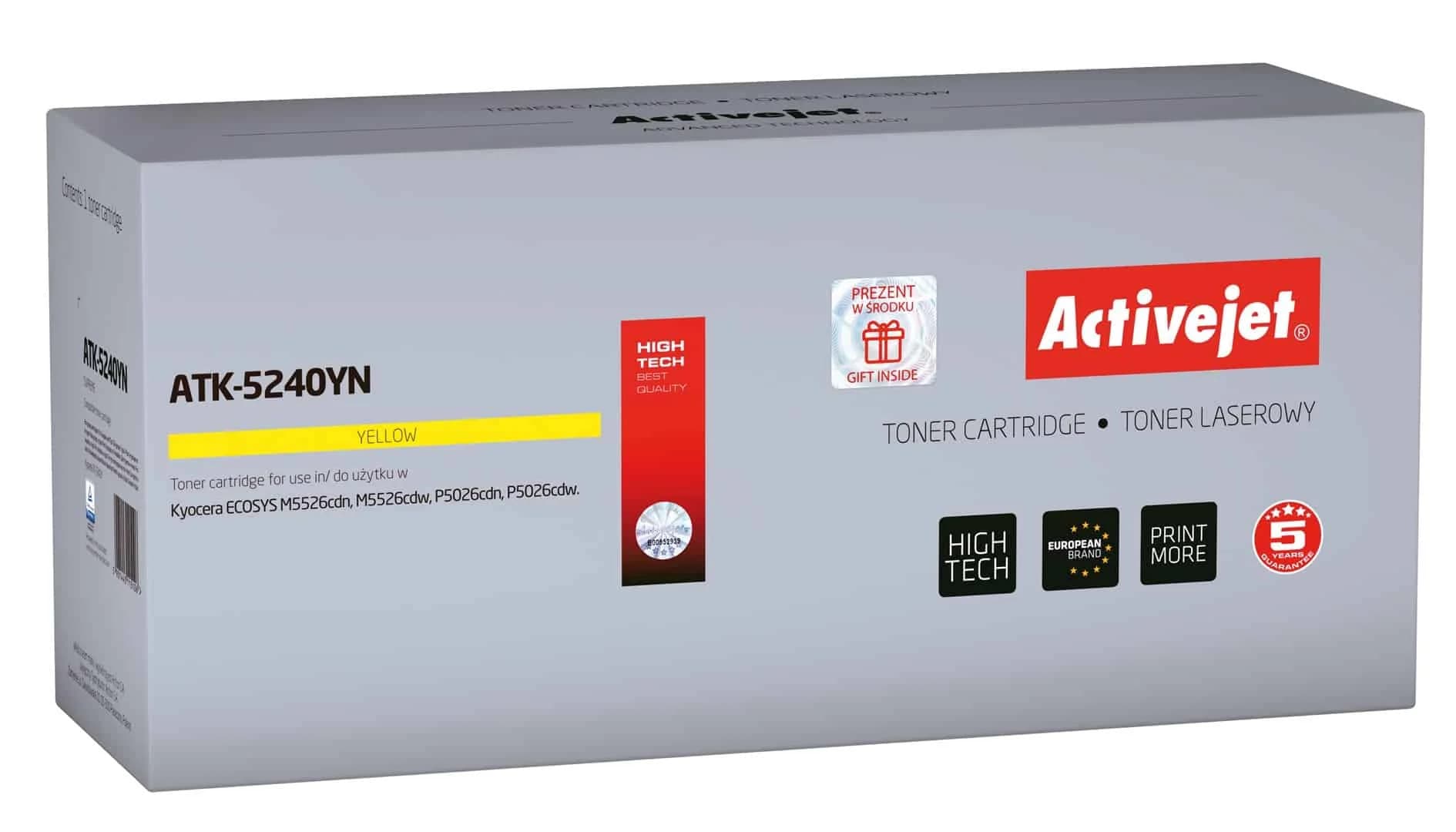 Kyocera TK-5240Y Yellow kompatibilen toner – 3000 strani - slika 1