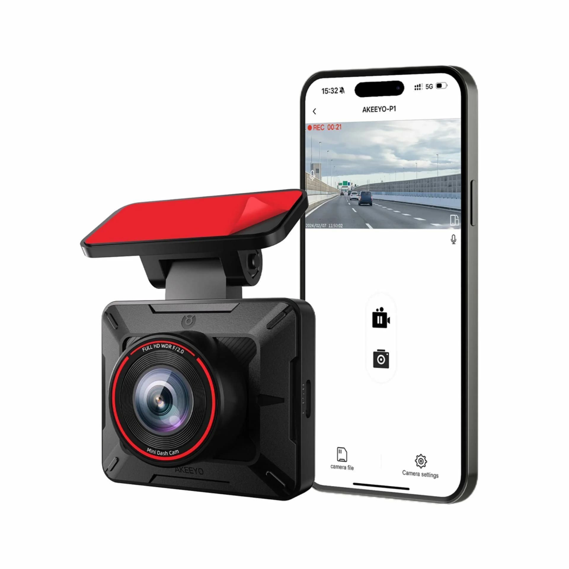 AKEEYO AKEEYO avtomobilska kamera WiFi FullHD 30fps P1 Kamere