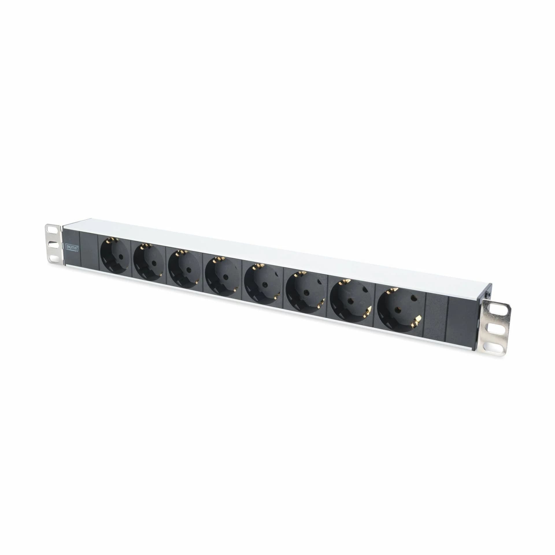 Digitus razdelilec rack 8x220V ALU črno/siv DN-95401 - slika 1