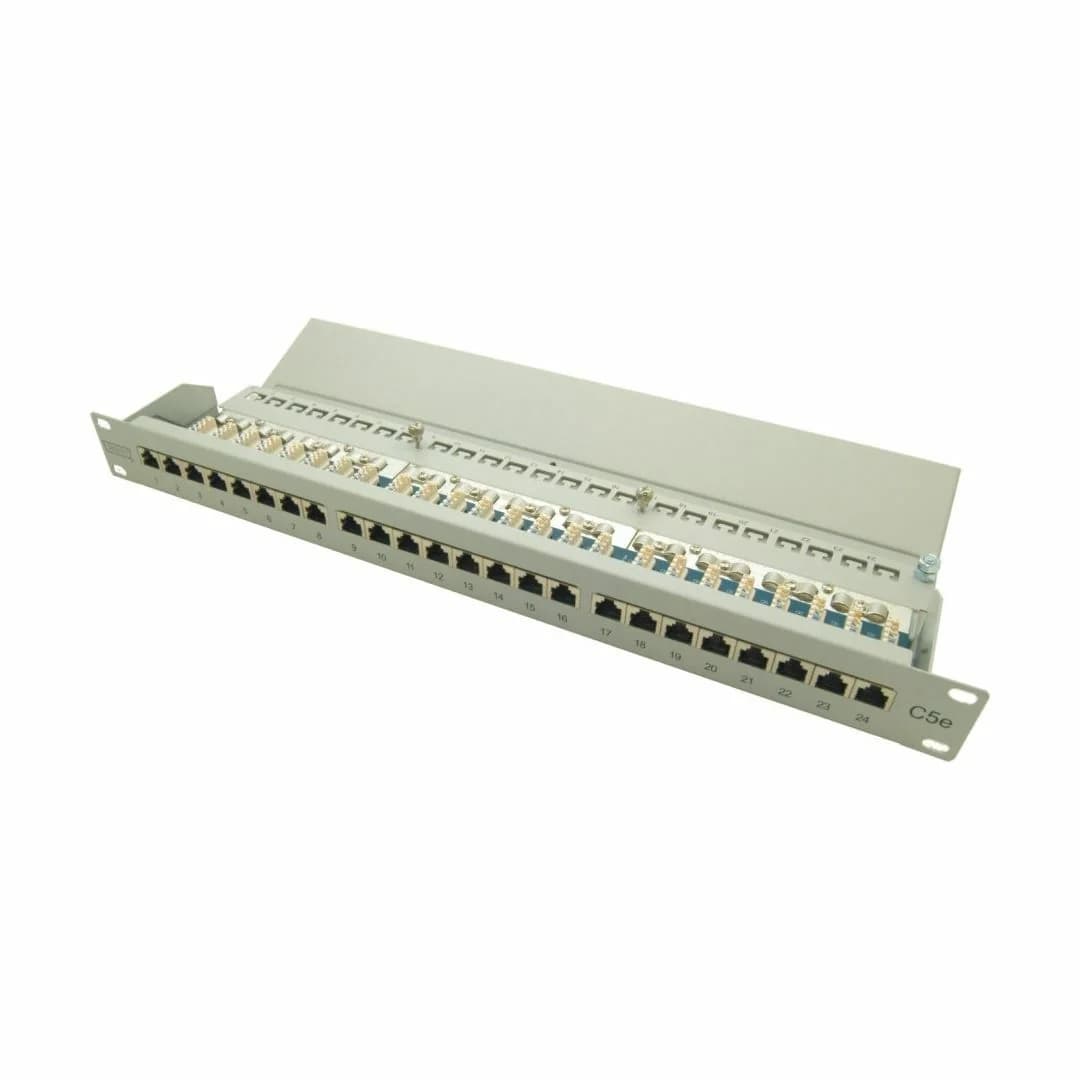 Digitus panel CAT.5e FTP 24-port 568B lsa+ DN-91524S - slika 1