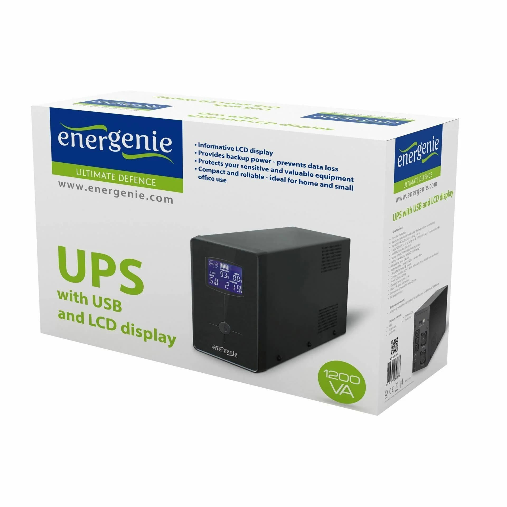 Energenie UPS 1200VA EG-UPS-033 - slika 1
