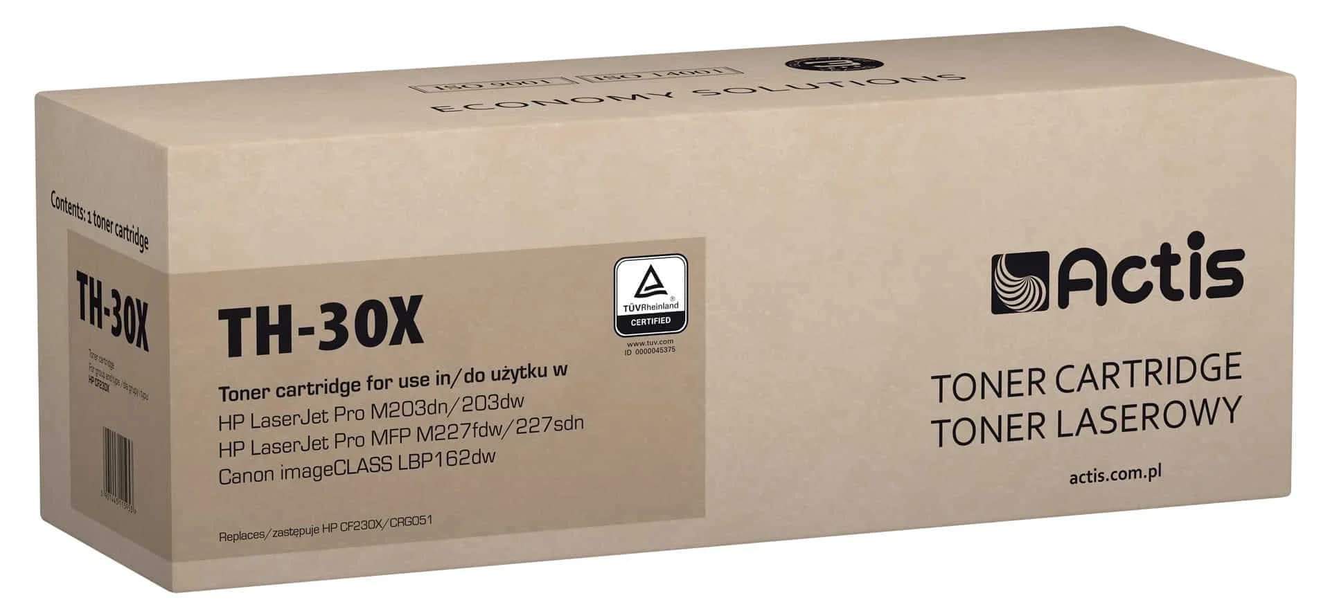 Actis TH-30X toner – zamenjava za HP 30X (CF230X), črn, 3.500 strani - slika 1