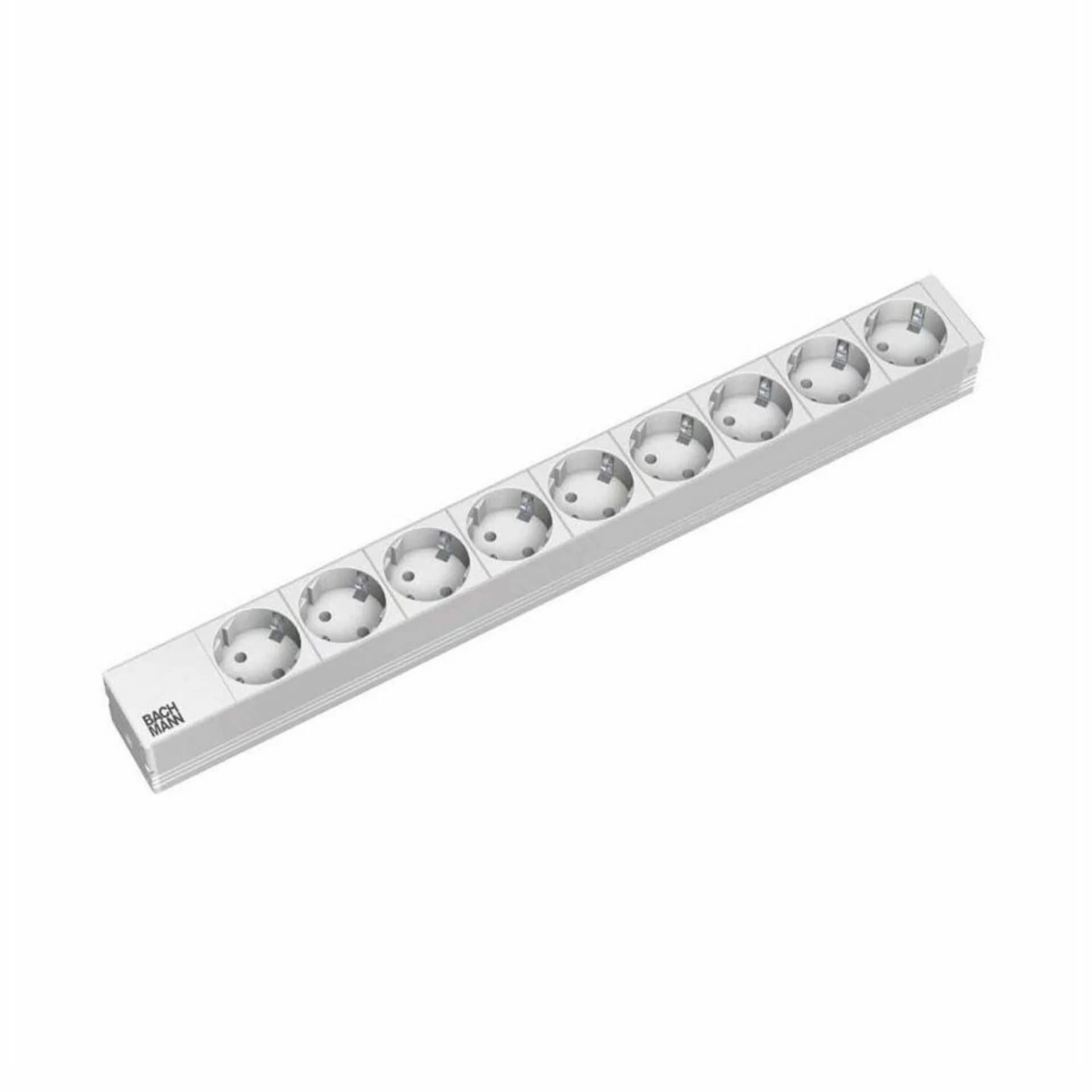 Bachmann razdelilec rack 9x250V ALU 2m siv 333.401 - slika 1