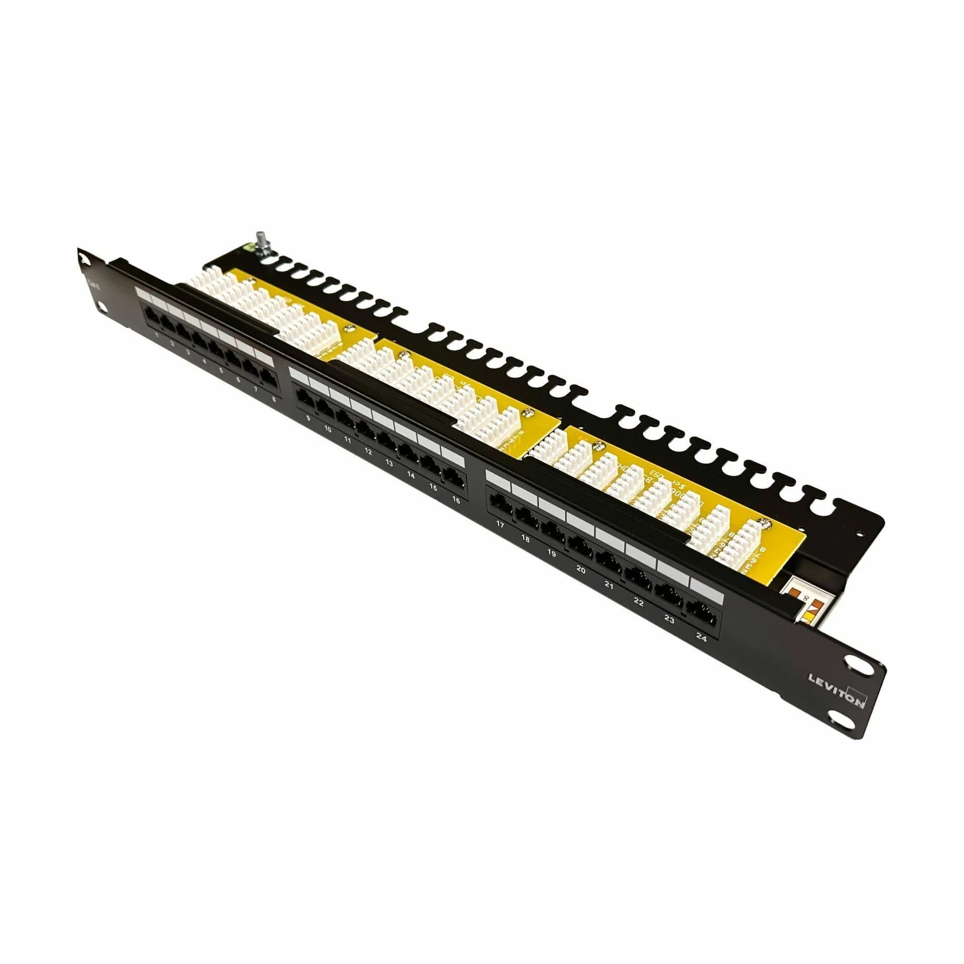 Leviton panel CAT.6+ UTP 24-port flat 69586-024 - slika 1