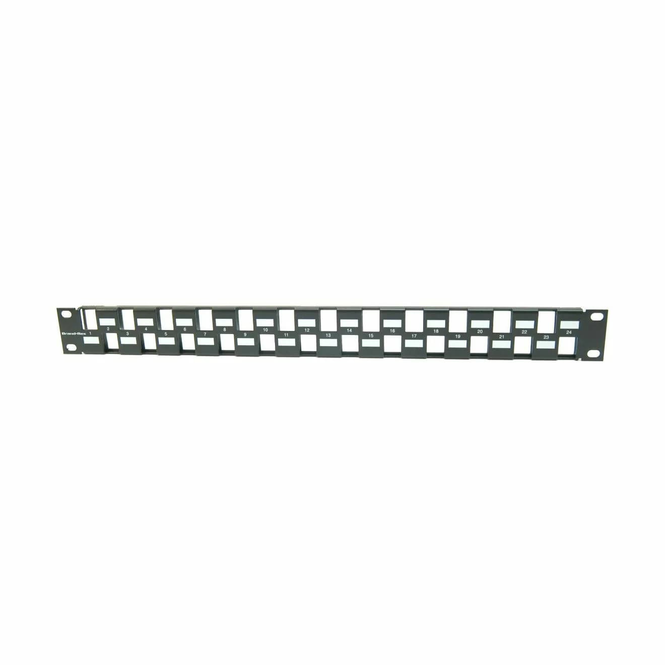 Leviton panel CAT.5e/6/6A 24-port modularen MMCPNLX24SIJ2 - slika 1