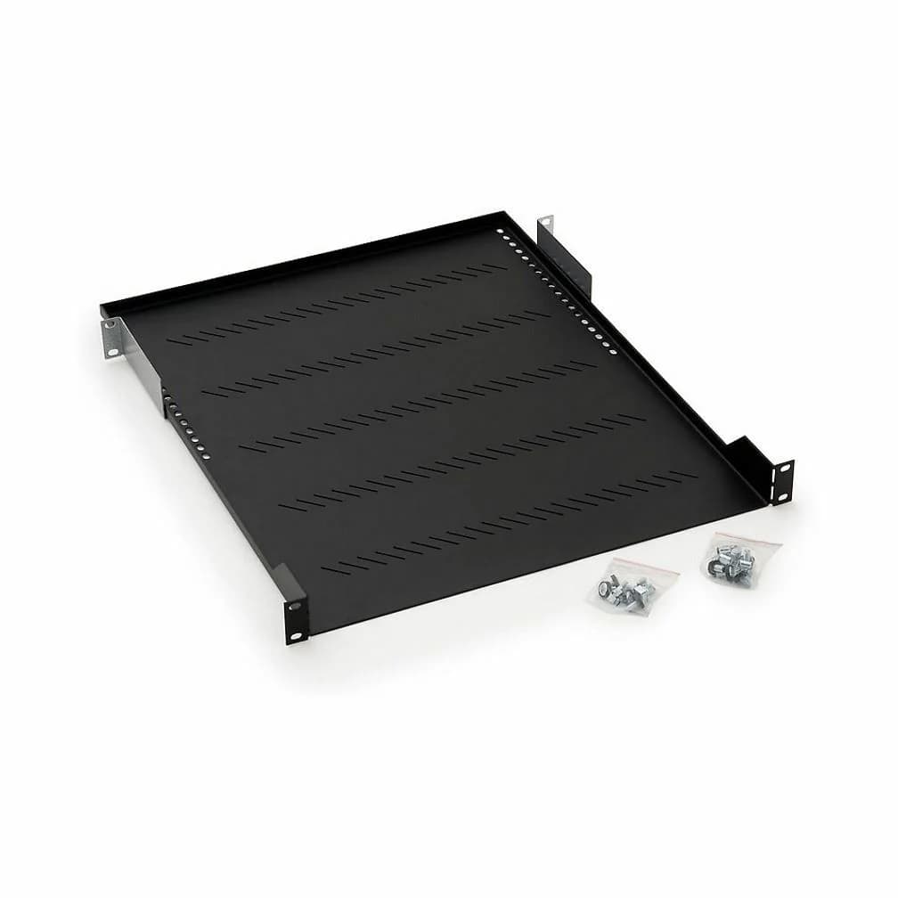 Triton polica rack 1U 750mm - 40kg črna - slika 1